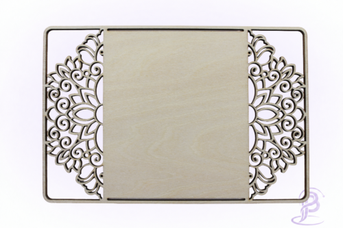 Kaart rechthoek Ornament 1