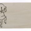 houten-kaart-baby. Houten kaart baby